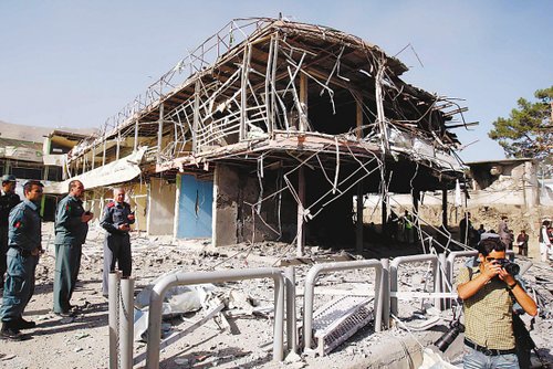 印度驻阿富汗领馆遭袭致9人死亡 美国强烈谴责