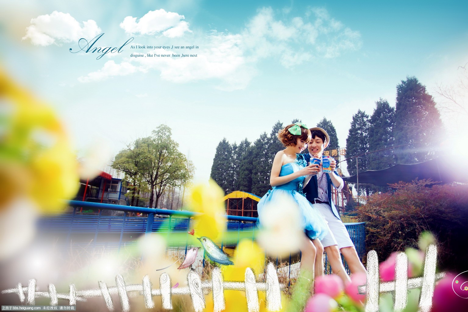 汉中蒙娜丽莎婚纱摄影--旋转木马的纪念